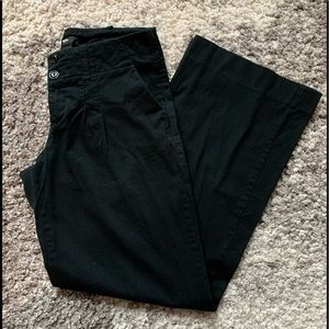 Wide Leg Black Trouser